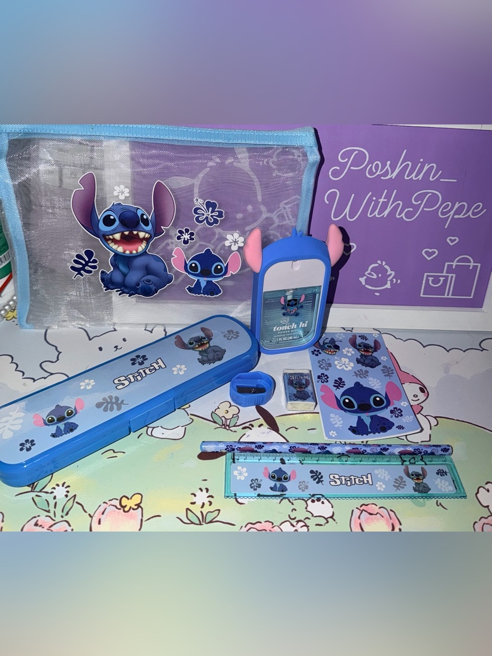 🩵NWOT Blue Stitch Stationery Bundle  Set
